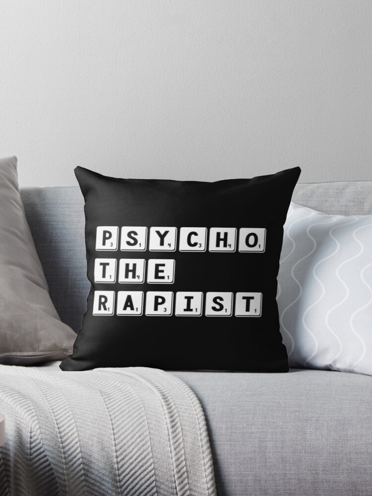 PsychoTheRapist - Identity Puzzle Throw Pillow product image